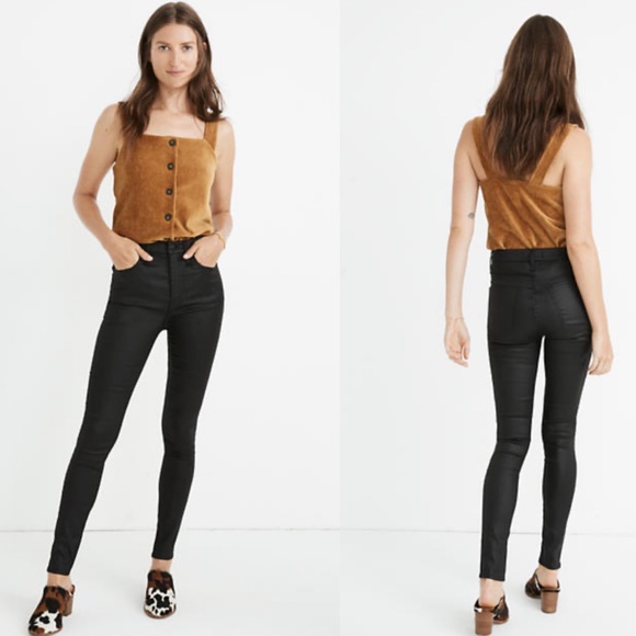 Madewell Denim - NEW Madewell 10” High Rise Coated Skinny Jeans